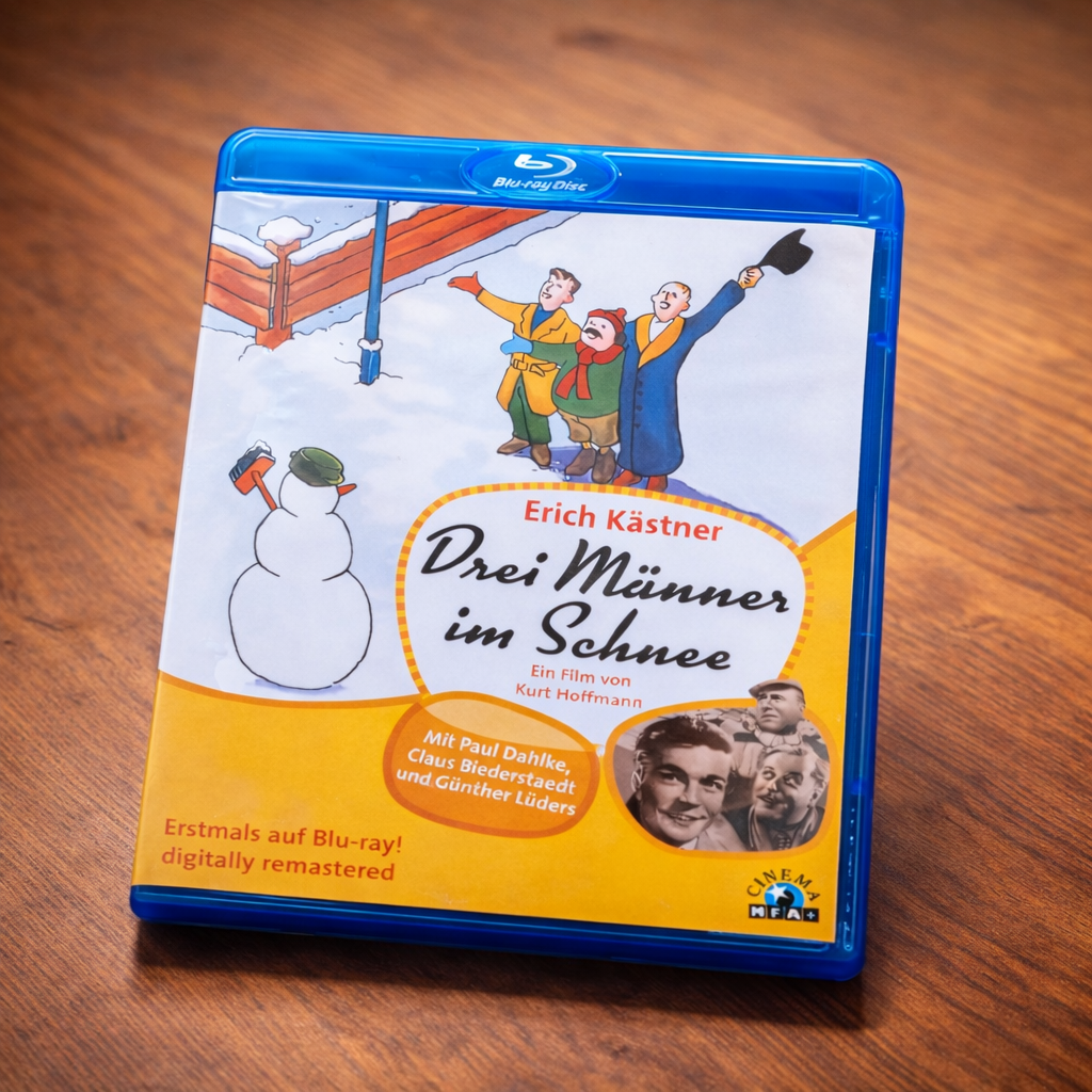 Drei Männer im Schnee